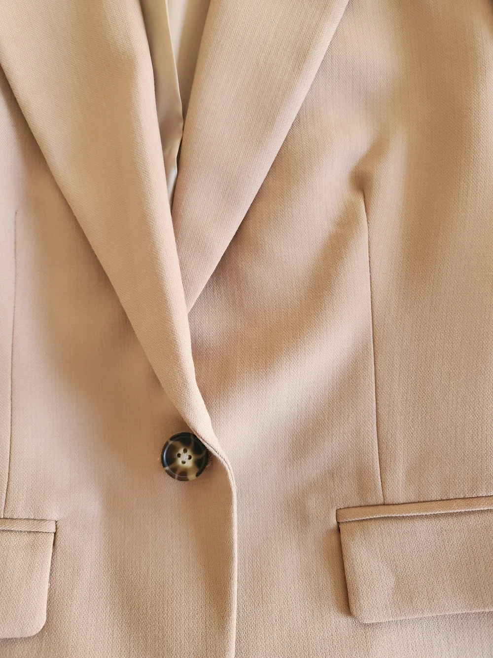 J. Crew Virgin Wool Beige Blazer